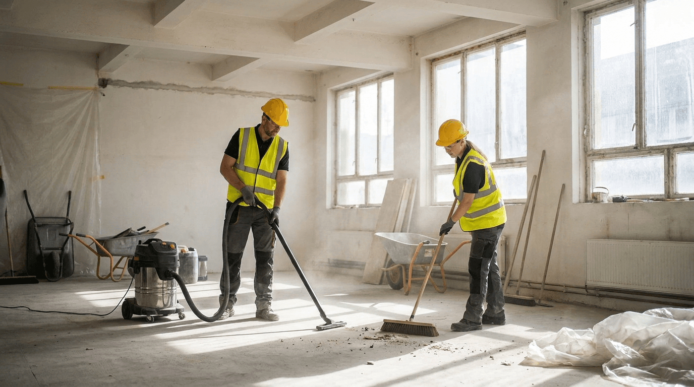 Nettoyage de chantier — BioClean Solution