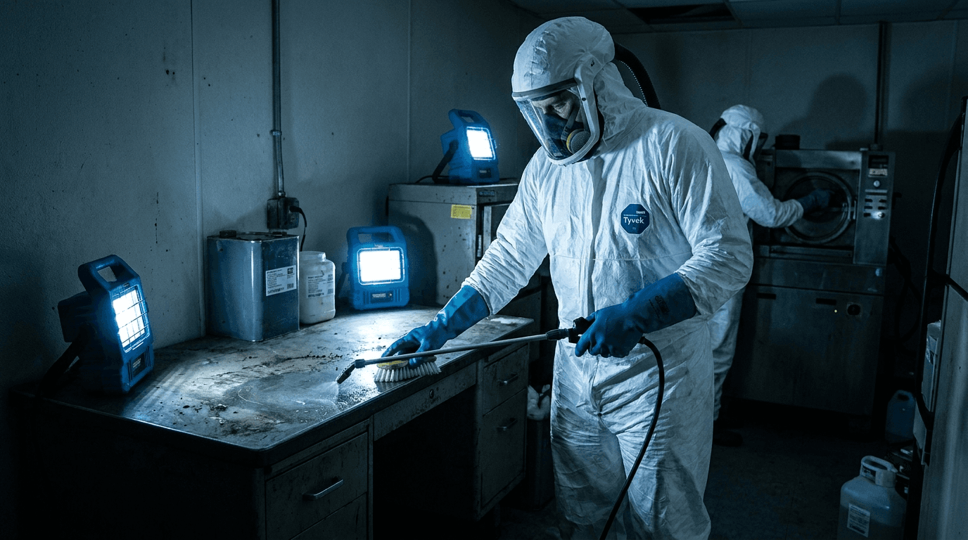 Scène de crime — BioClean Solution